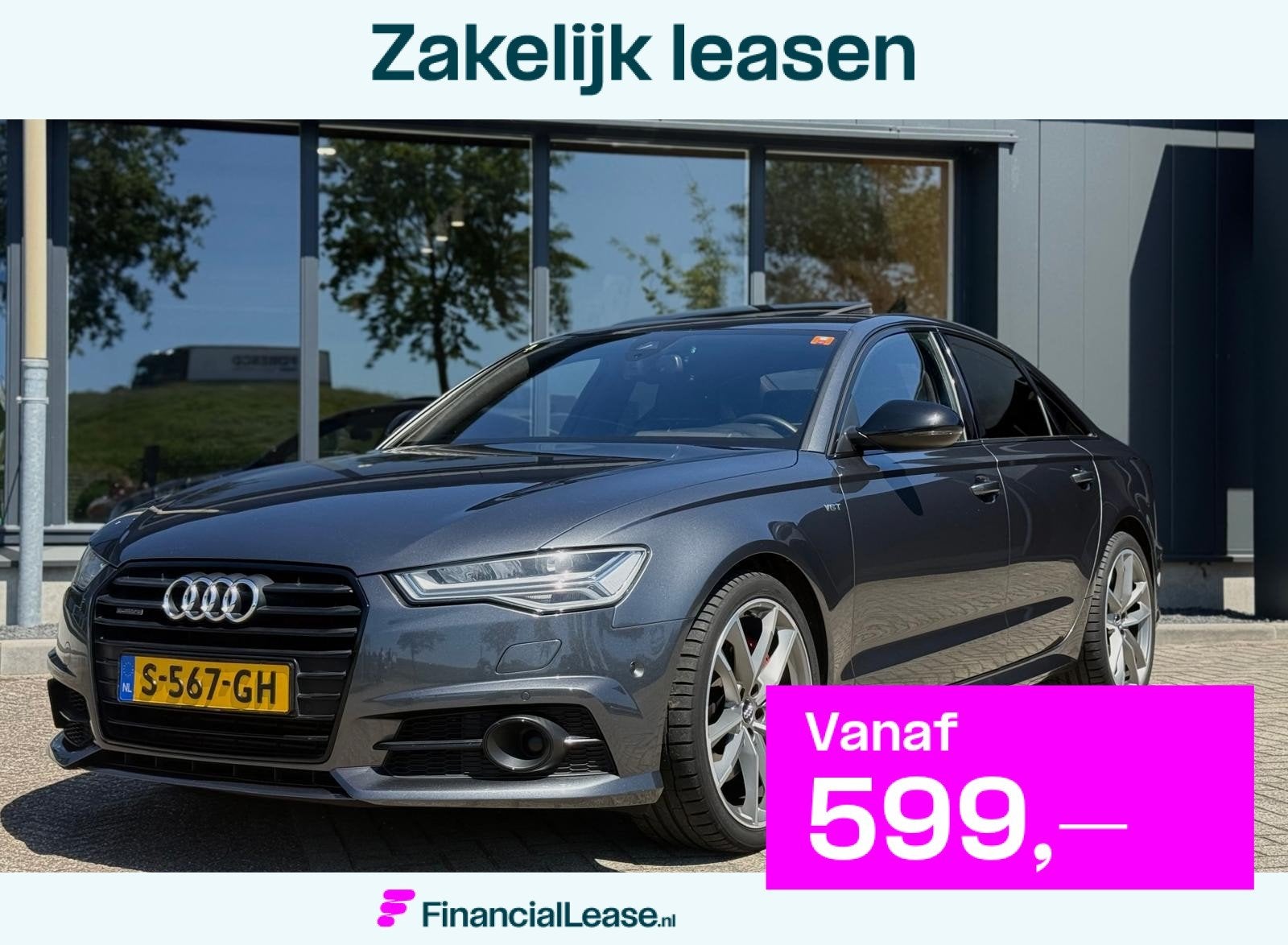 Audi A6 Limousine 3.0 TDI BiT quattro Competition HUD / B&O, Automaat, Gebruikt, Leder, Bedrijf