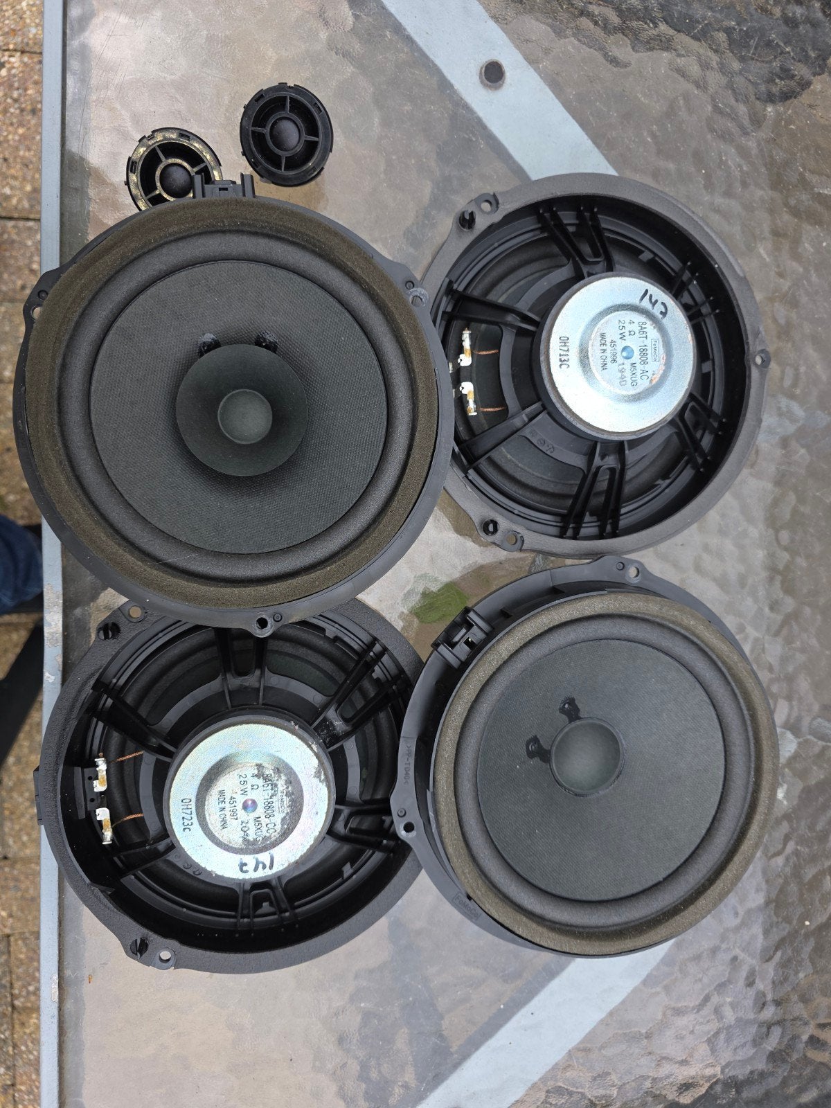 4 speakers + 2 tweeters, Auto diversen, Autospeakers, Ophalen