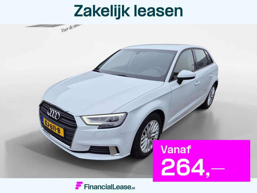 Audi A3 Sportback 1.0 TFSI Sport Lease Edition, Voorwielaandrijving, Lichtsensor, Stof, Gebruikt
