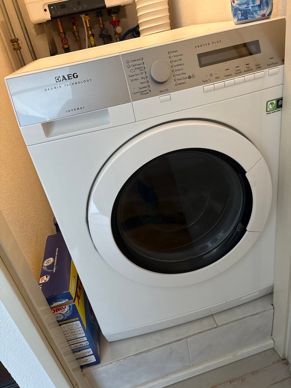 AEG Lavamat wasmachine - 5 jaar oud, z.g.a.n., Ophalen, Zo goed als nieuw, Voorlader, Wolwasprogramma