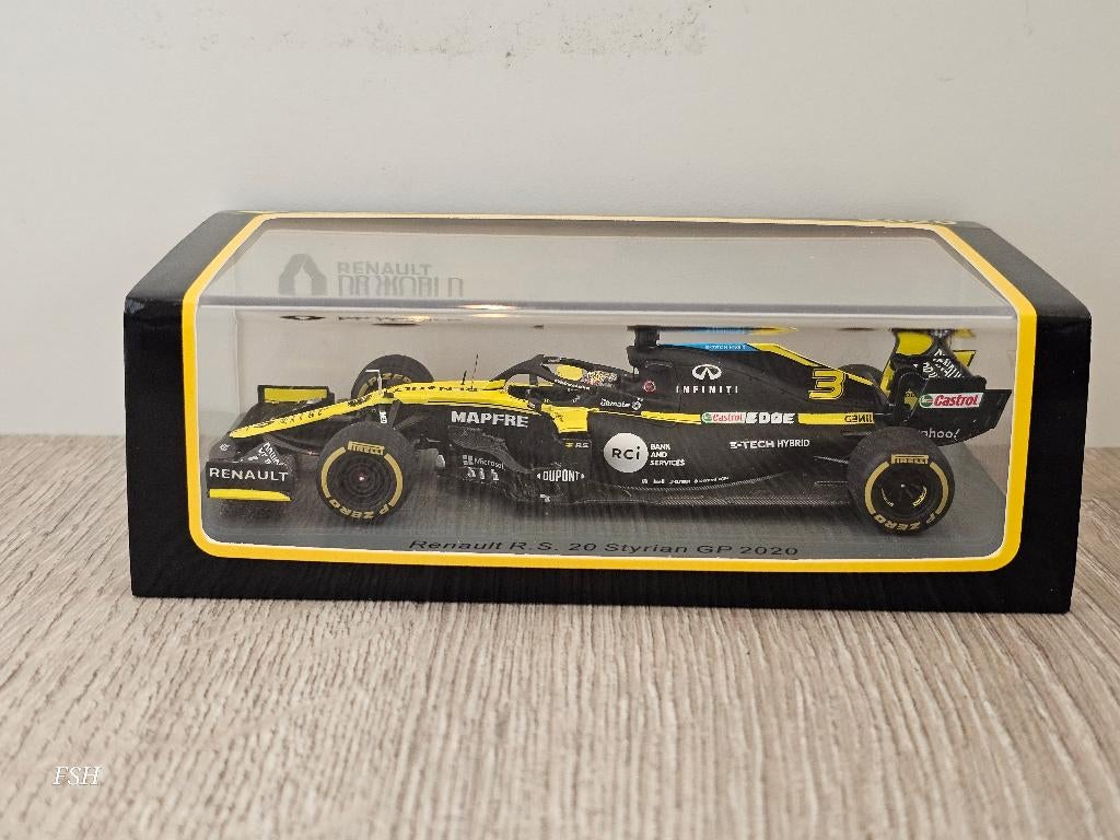 Renault R.S.20, Daniel, Ricciardo # 3, GP Styrian '20. SPARK, Hobby en Vrije tijd, Modelauto's | 1:43, Ophalen of Verzenden, Zo goed als nieuw