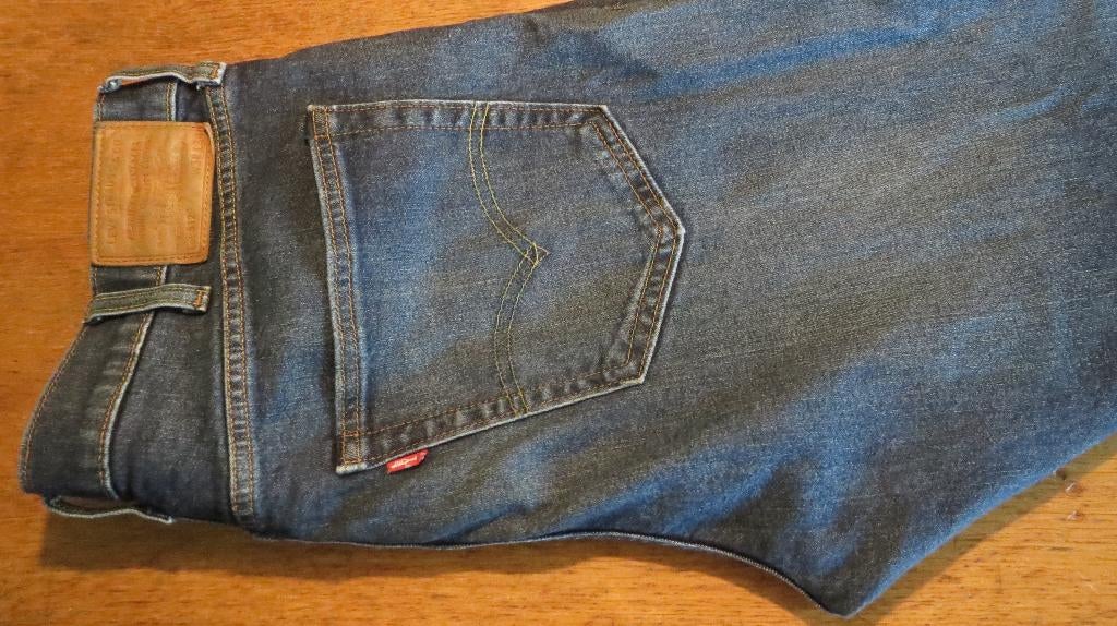Levi's jeans, spijkerbroek model 512, blauw W38/L34, Overige jeansmaten, Zo goed als nieuw, Levi's, Verzenden