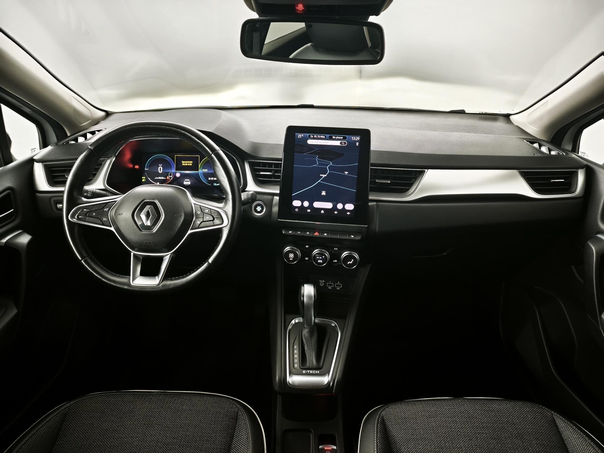 Renault Captur 1.6 E-Tech Plug-in Hybrid 160 Intens | Camera, Auto's, Dealer onderhouden, 77 km/l, 4 cilinders, Met garantie (alle)