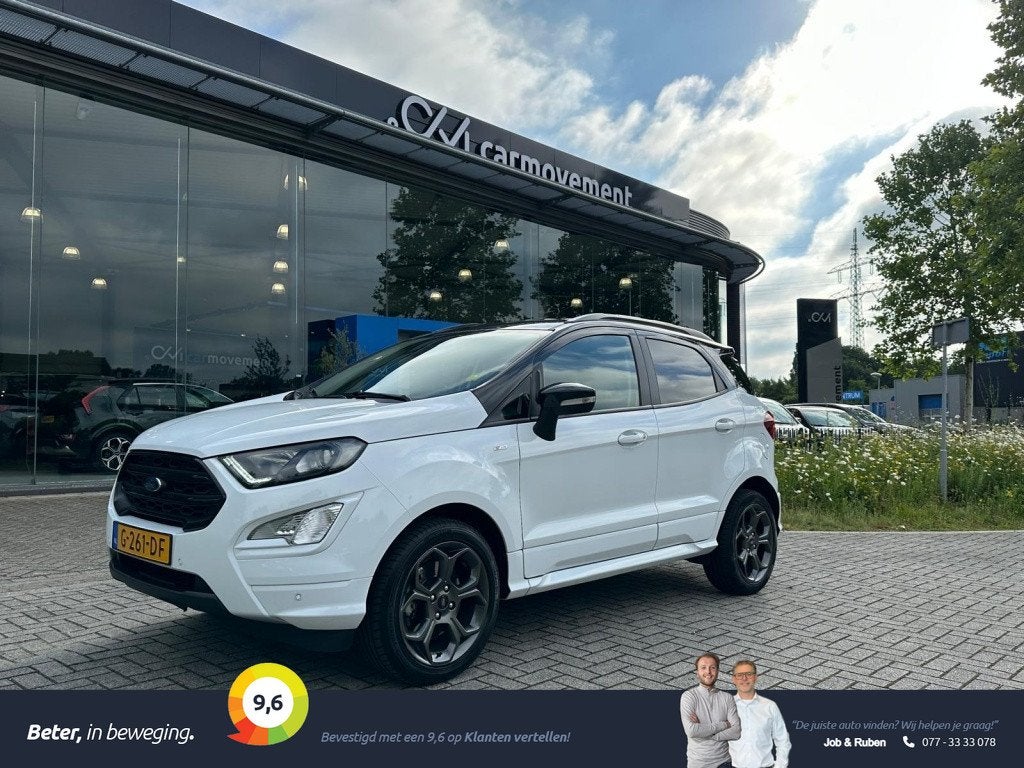 Ford EcoSport 1.0 EcoBoost ST-Line | Navi | Camera | stoel/s, Auto's, Ford, 125 pk, Gebruikt, Ecosport, Wit
