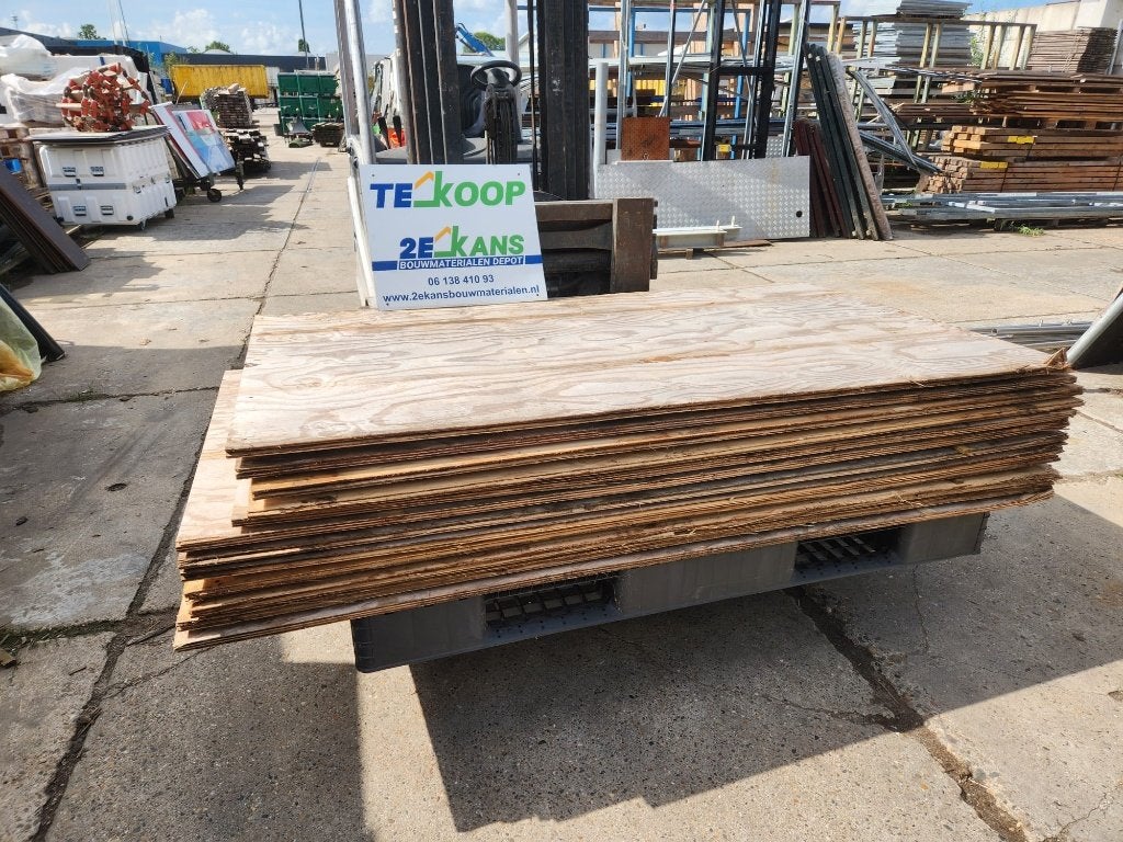26215 - Underlayment, gebruikt, constructieplaat, 18mm, Tuin en Terras, Ophalen, Gebruikt, Hout