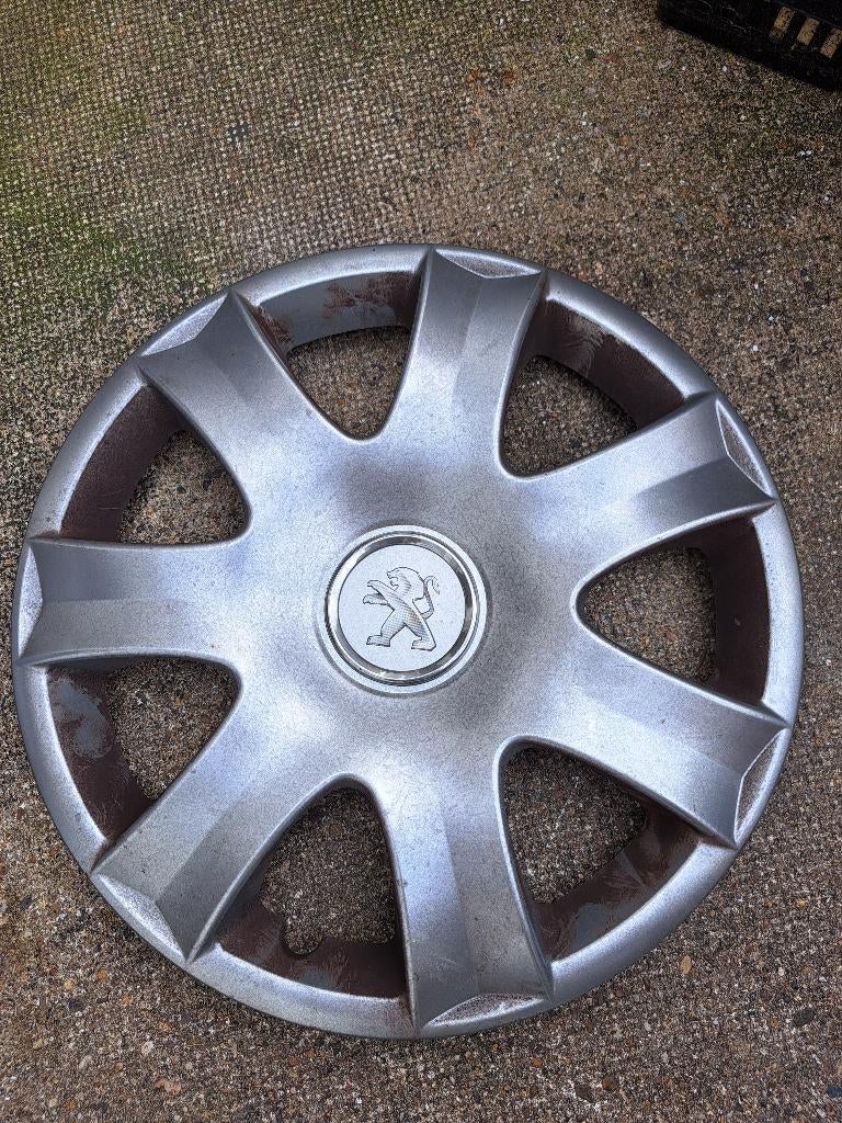 Peugeot 107 206 207 406 15inch (1stuks)**lees beschrijving*, Auto diversen, Wieldoppen, Ophalen of Verzenden, Gebruikt