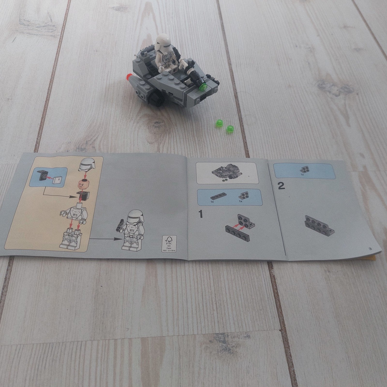 LEGO Star Wars Snowspeeder Microfighter (75126), Compleet, Star Wars, Lego, Ophalen of Verzenden
