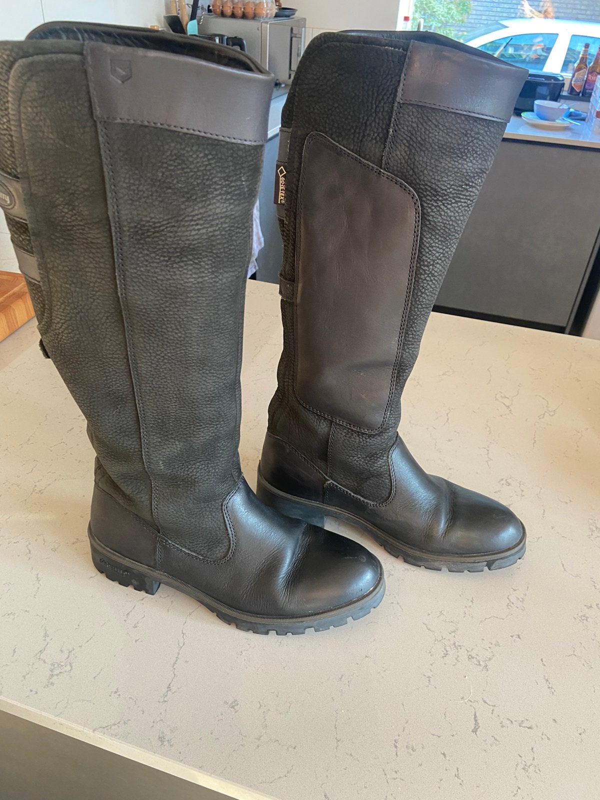 Dubarry claire 39, Hoge laarzen, Zwart, Ophalen of Verzenden, Zo goed als nieuw