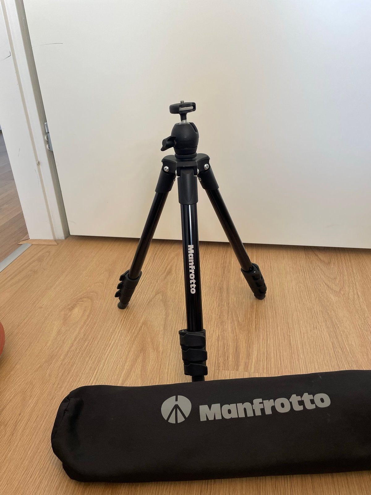 Manfrotto Compact Light statief met Joby Gorillapod, Zo goed als nieuw, Manfrotto, Inclusief draagtas, 125 tot 150 cm