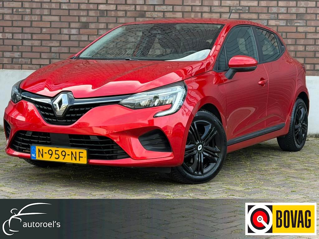 Renault Clio 1.0 TCe / Navigatie / Apple CarPlay - Android /, Voorwielaandrijving, Stof, Gebruikt, Met garantie (alle)
