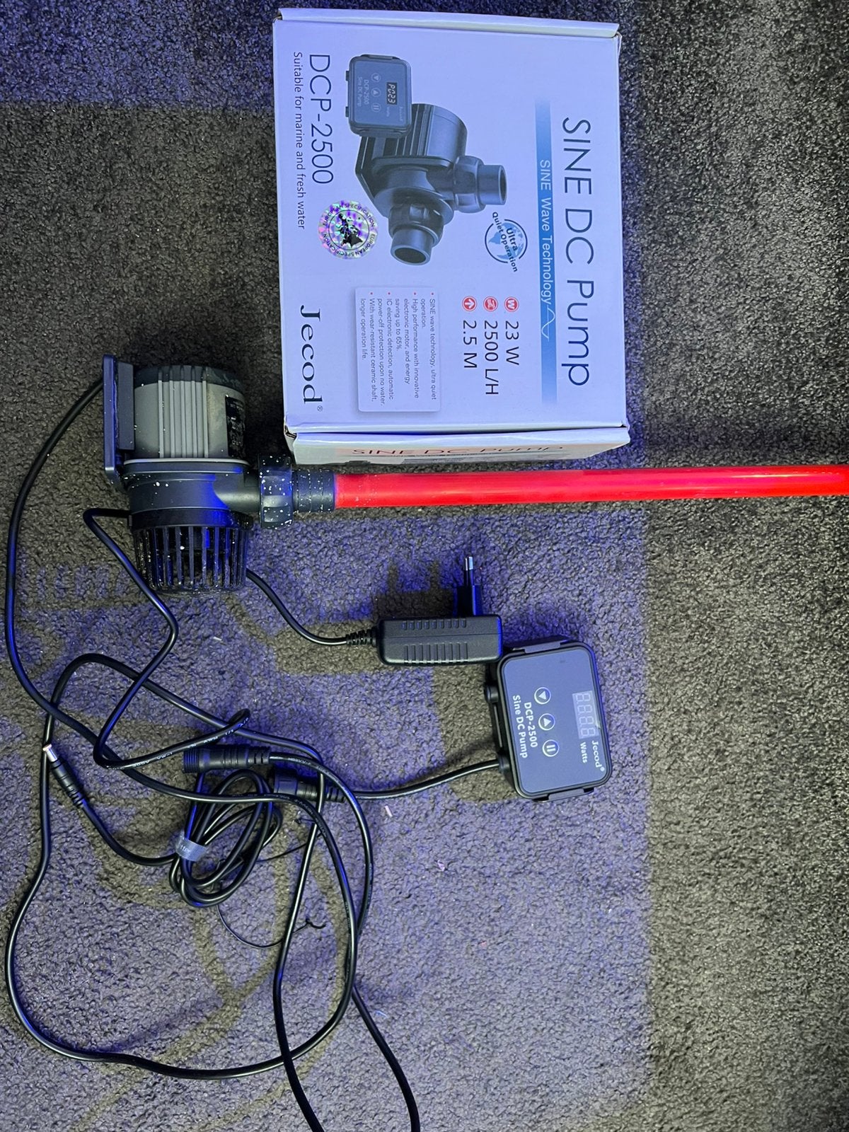 Jecod opvoerpomp 2500L/H, Dieren en Toebehoren, Ophalen of Verzenden, Zo goed als nieuw, Leeg aquarium