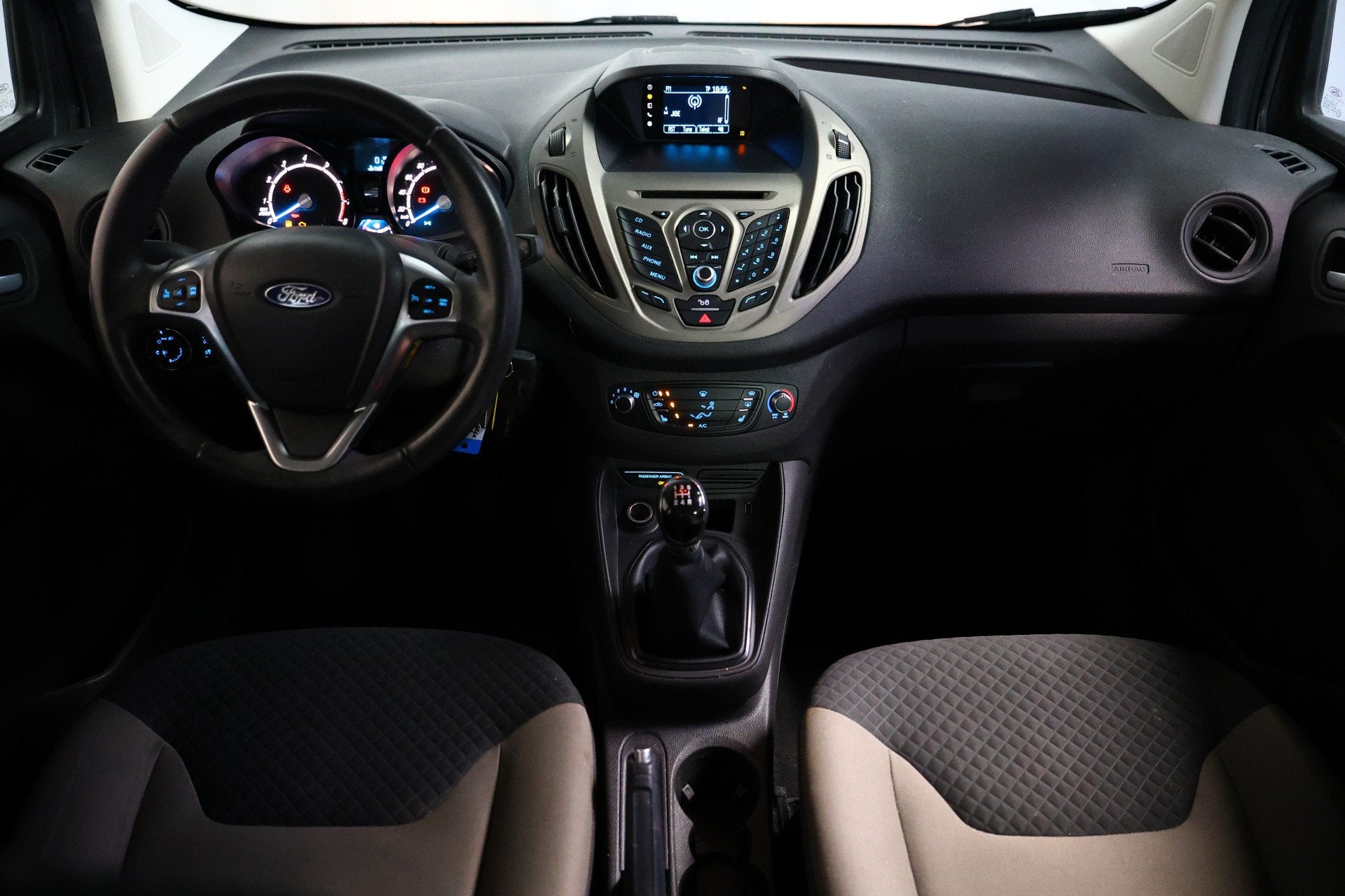 Ford Tourneo Courier 1.0 Titanium AIRCO CRUISE PDC BT STOELV, Auto's, Voorwielaandrijving, Gebruikt, Origineel Nederlands, Bedrijf