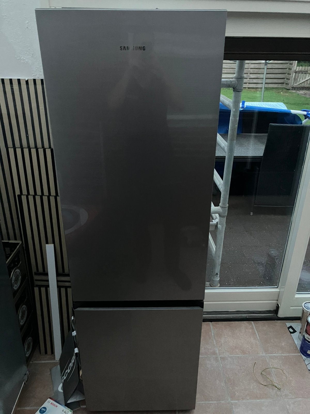 Nette Samsung koel vries combinatie, Ophalen, 200 liter of meer, Met aparte vriezer, 160 cm of meer