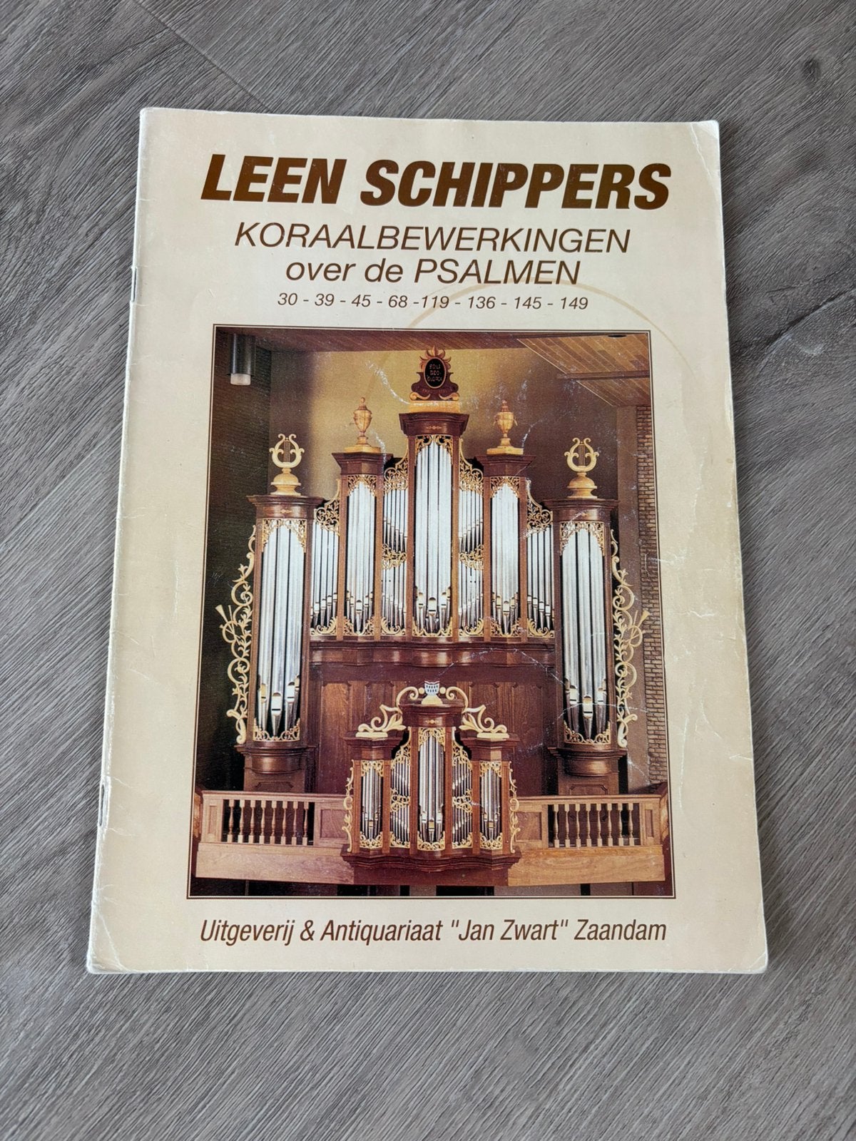 Bladmuziek Leen Schippers koraalbewerkingen over de psalmen, Muziek en Instrumenten, Ophalen of Verzenden, Gebruikt, Overige soorten