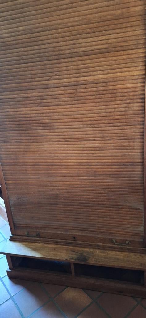 Antieke kast, vintage eiken archief kast, Ophalen, Gebruikt, 25 tot 50 cm, Minder dan 100 cm