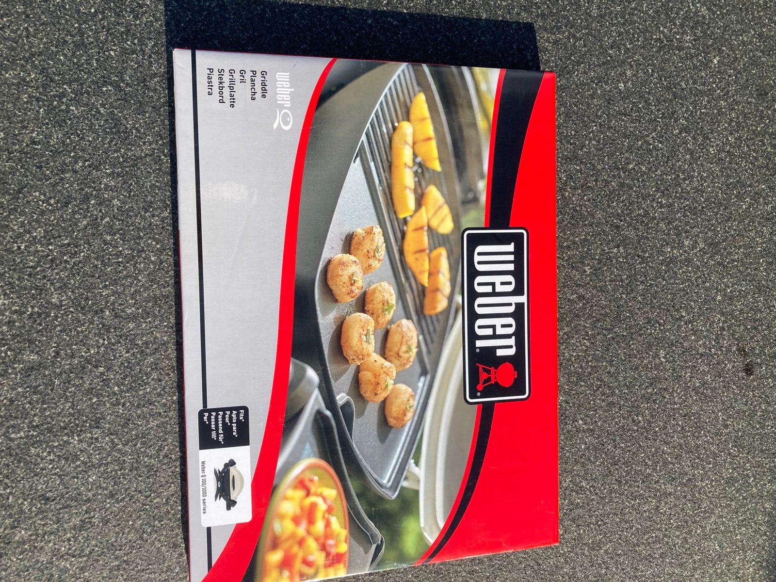 Weber bakplaat en grilrooster q1000 serie nieuw, Ophalen of Verzenden, Nieuw