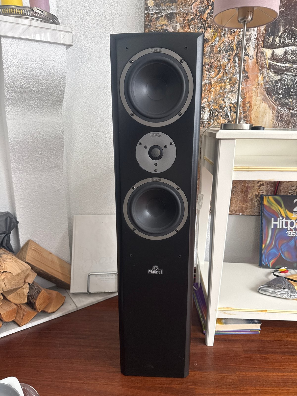 Magnat Vector 55 Vloerstaande Luidspreker - Zwart, Audio, Tv en Foto, Vloerstaande luidspreker, Magnat, Zo goed als nieuw, Basreflex