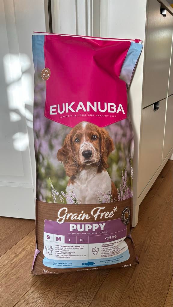 Gaanvrije puppy brokken Eukanuba, Dieren en Toebehoren, Dierenvoeding, Ophalen, Hond