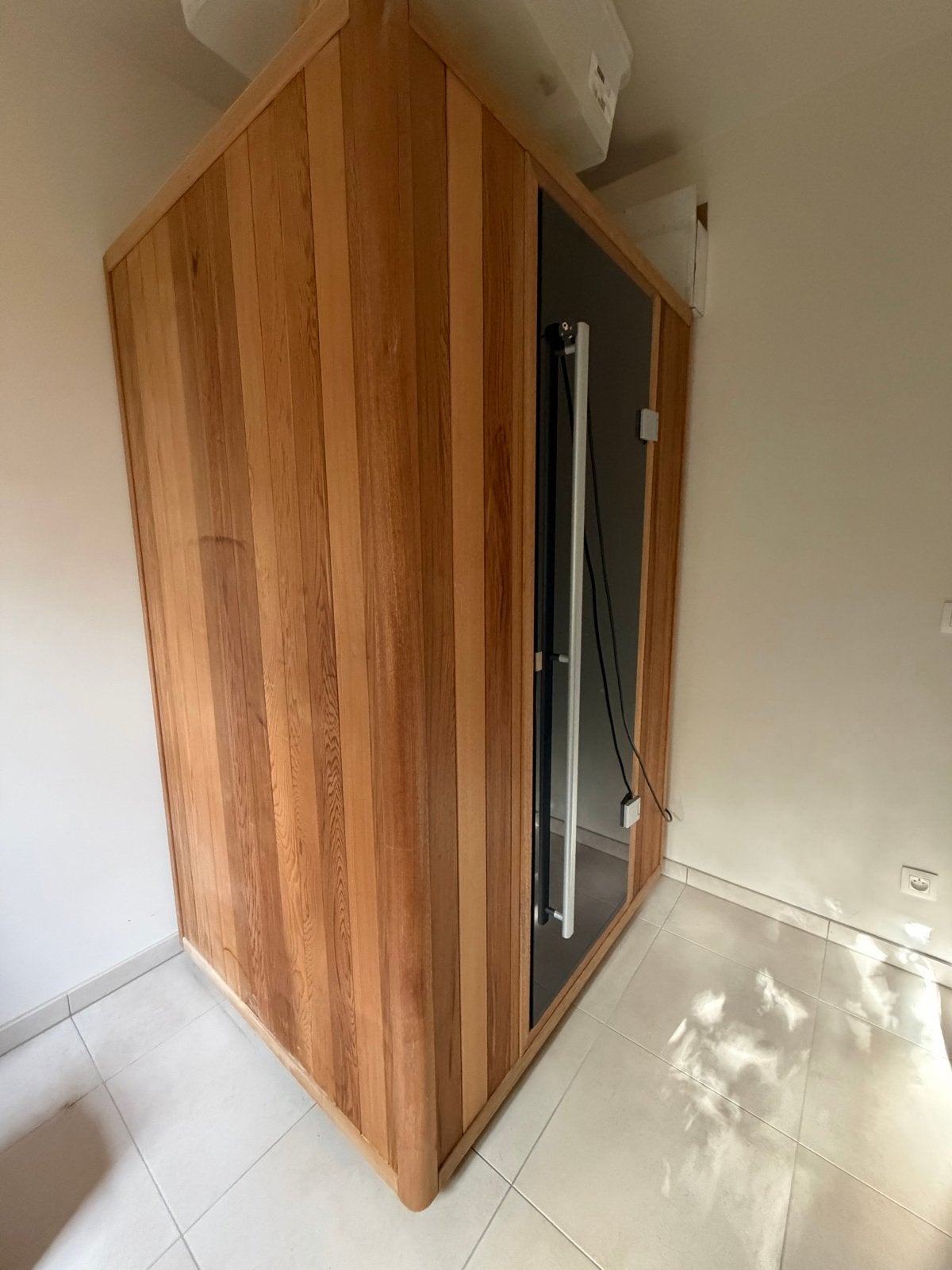 Cederhout Infrarood Sauna - Zo goed als nieuw, Ophalen, Zo goed als nieuw, Infrarood, Complete sauna