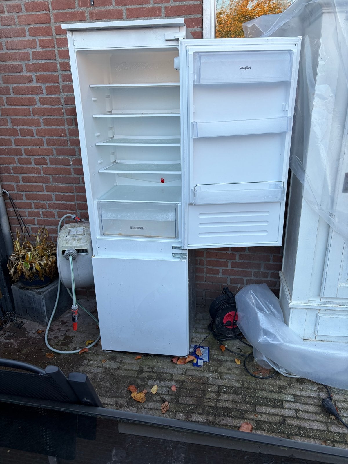 Whirlpool ART 66001 Koel-vriescombinatie, Ophalen, Gebruikt, 200 liter of meer, Met aparte vriezer