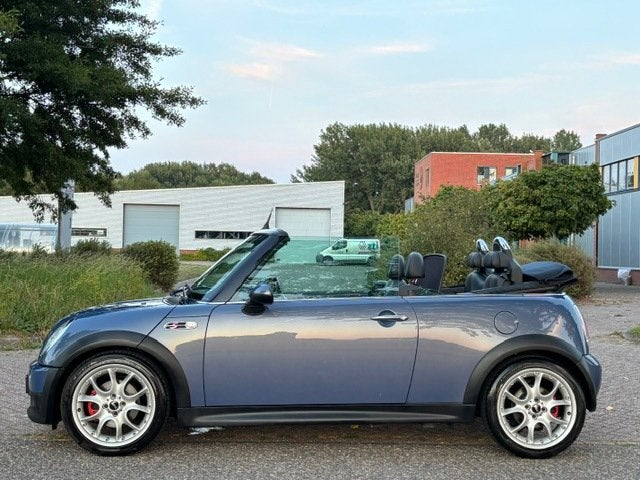 Mini Cabrio 1.6 Cooper S Automaat ECC Audio/CD Leder PDC LMV, Auto's, Dealer onderhouden, Gebruikt, Zwart, 4 cilinders