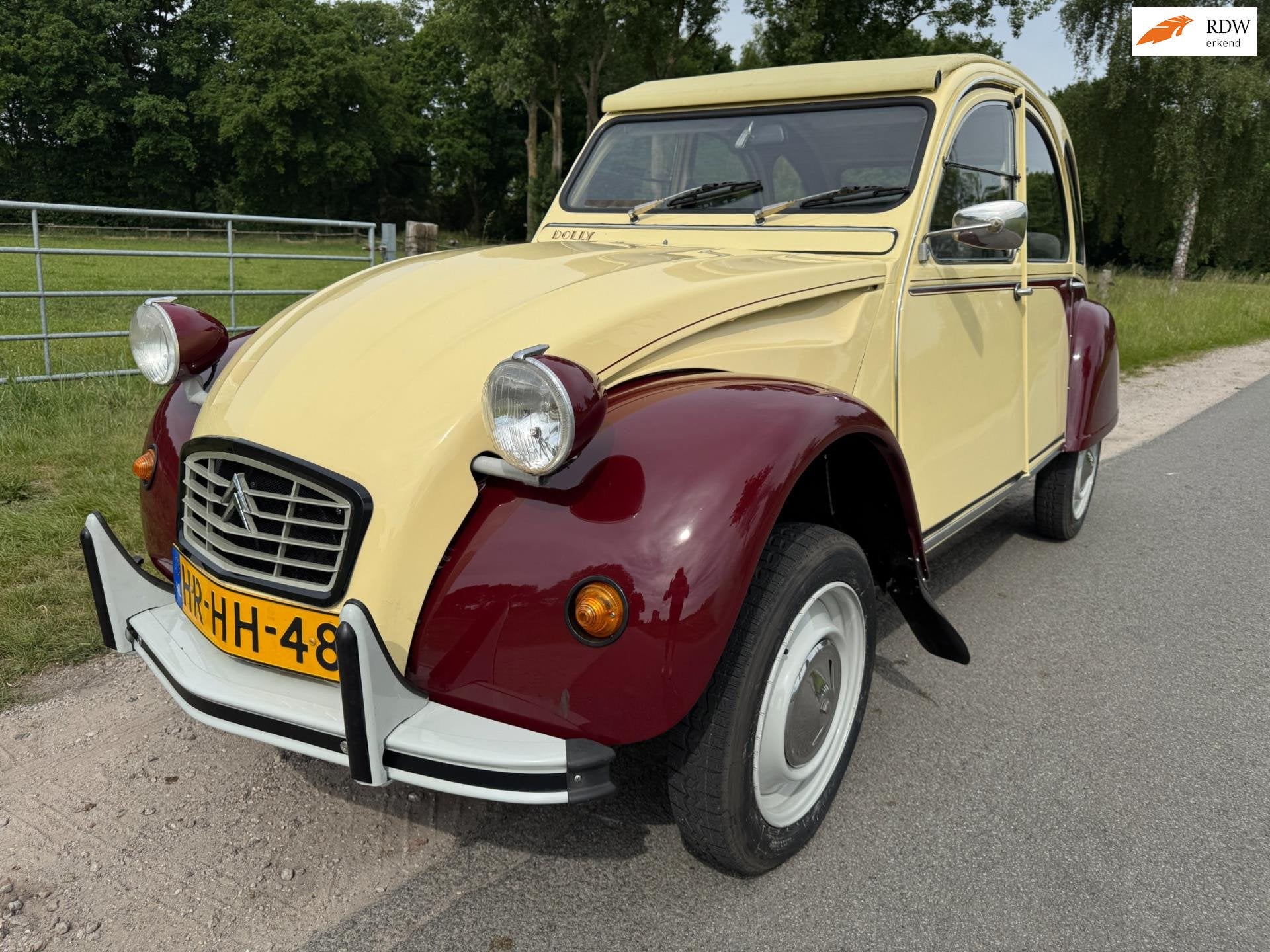 Citroen 2 CV 2CV6 Dolly Compleet gerestaureerd, Auto's, Citroën, Voorwielaandrijving, 2CV, 4 stoelen, Beige