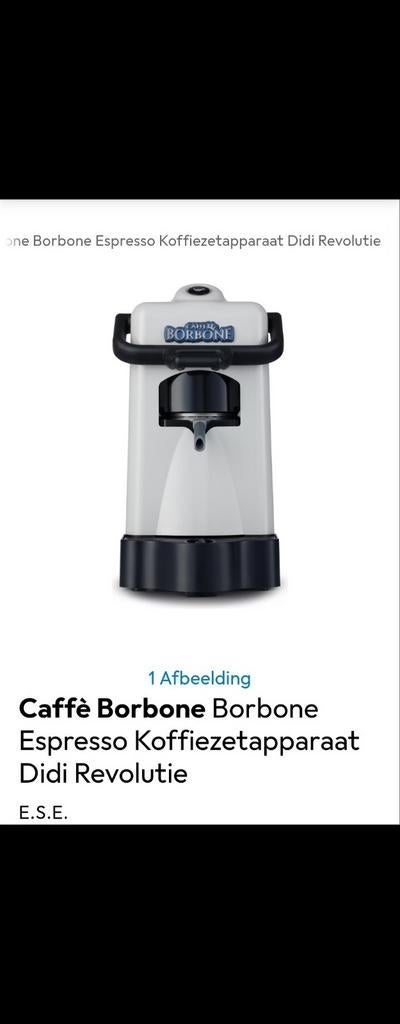 Espresso koffie app.Borbone ZGAN, Ophalen, Zo goed als nieuw, Espresso apparaat