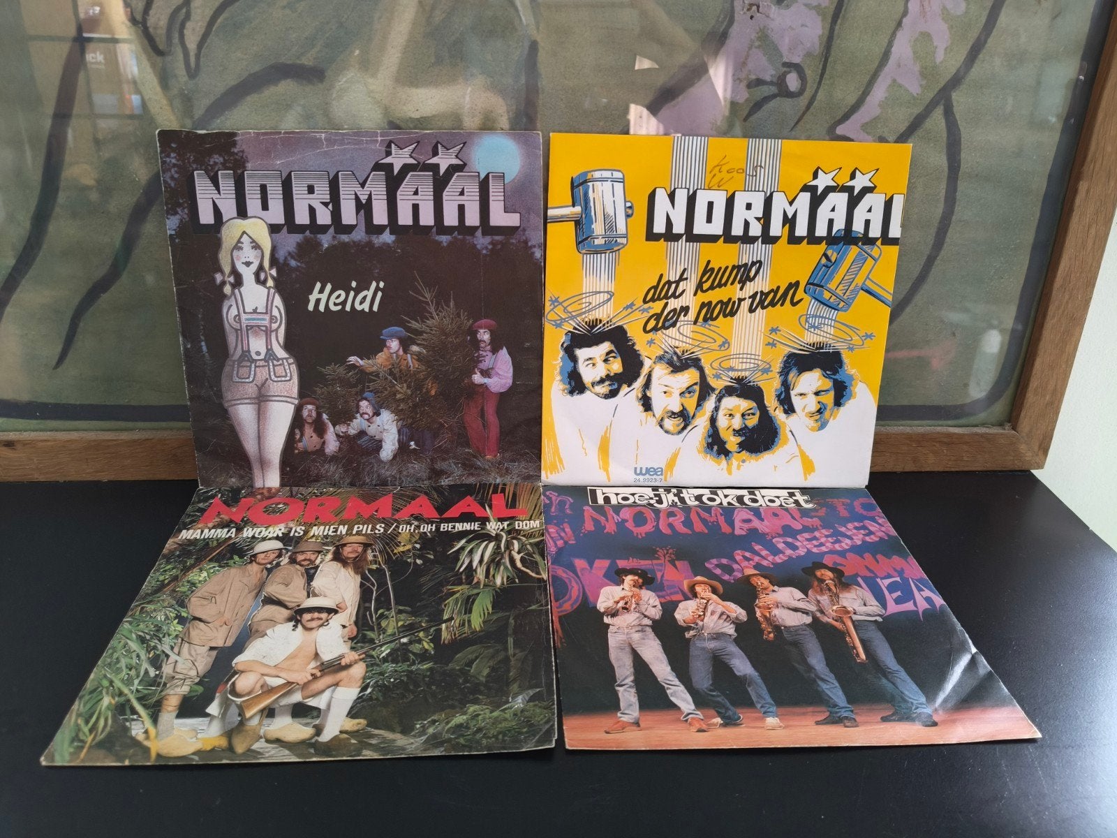 Normaal - 4 originele singels: Dat Kump Der Now Van, Heidi, Gebruikt, Originele persing, 7 inch, Ophalen of Verzenden