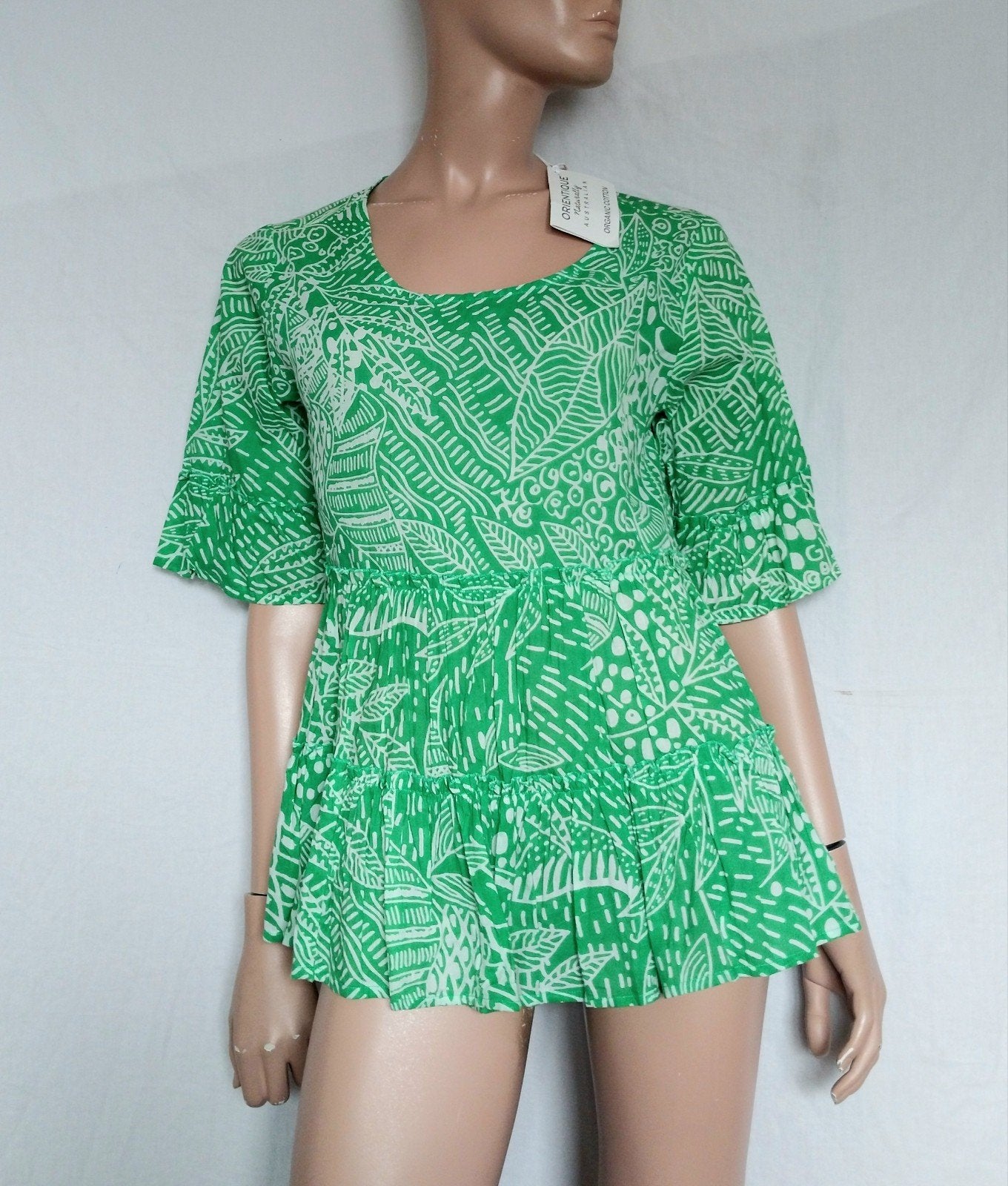 ORIENTIQUE AUSTRALIAN Blouse,  Maat 38 - 40 , NIEUW, Ophalen of Verzenden, Nieuw, Maat 38/40 (M), Groen