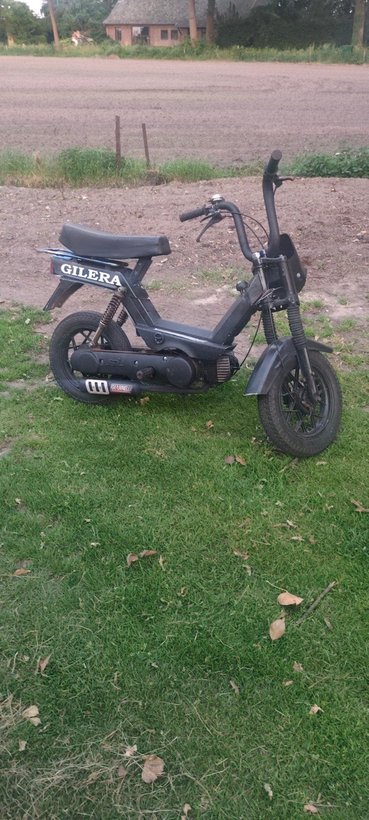 Gilera Citta met blauw kenteken en elektrische ontsteking, Ophalen