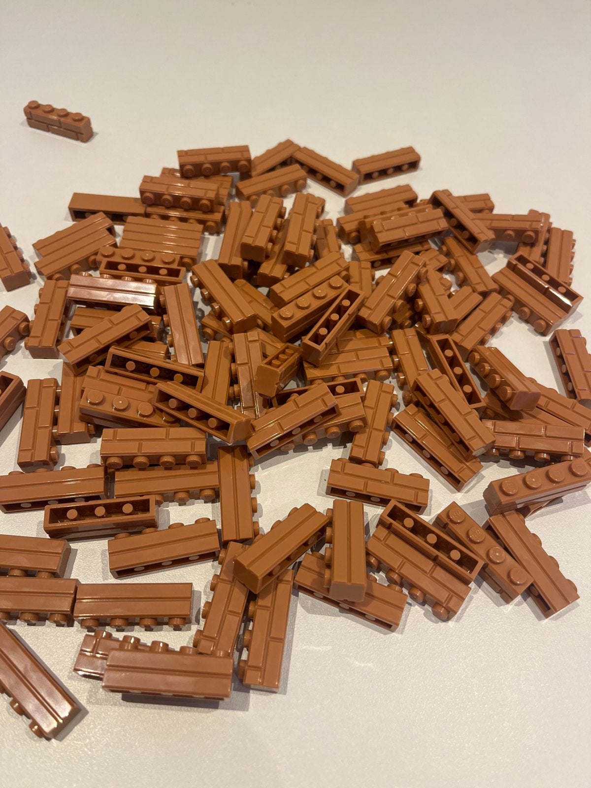Lego Steengroeve Nougat Bruin Nieuw - 50 Stuks, Ophalen of Verzenden, Nieuw, Overige merken