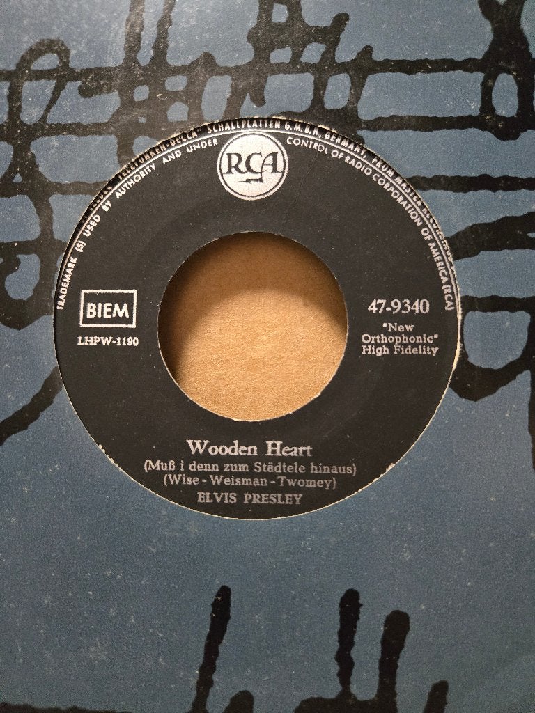 Elvis Presley - Wooden heart, Gebruikt, 7 inch, Ophalen of Verzenden, Pop