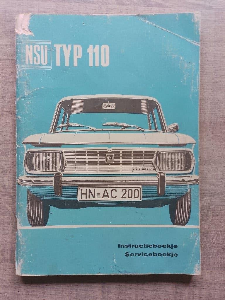 Instructieboekje en serviceboekje NSU Typ 110, Verzenden
