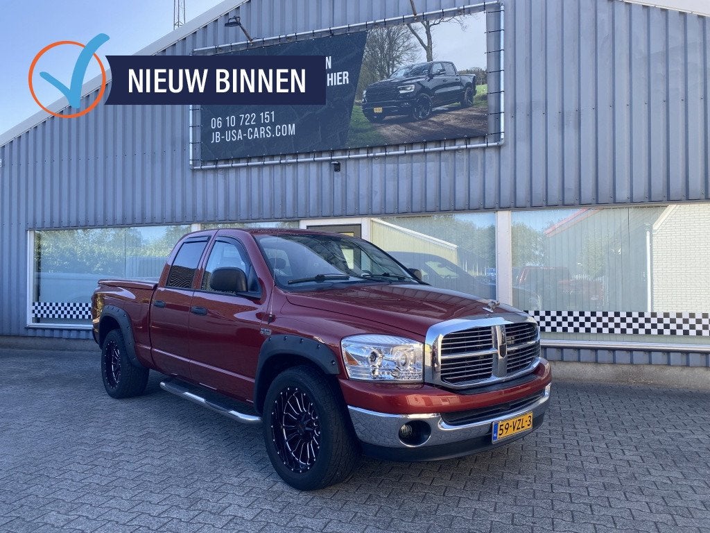 Dodge RAM 1500 Hemi 5,7 Gaaf ! (bj 2007), Auto's, Leder, Bedrijf, Lederen bekleding, 6 stoelen