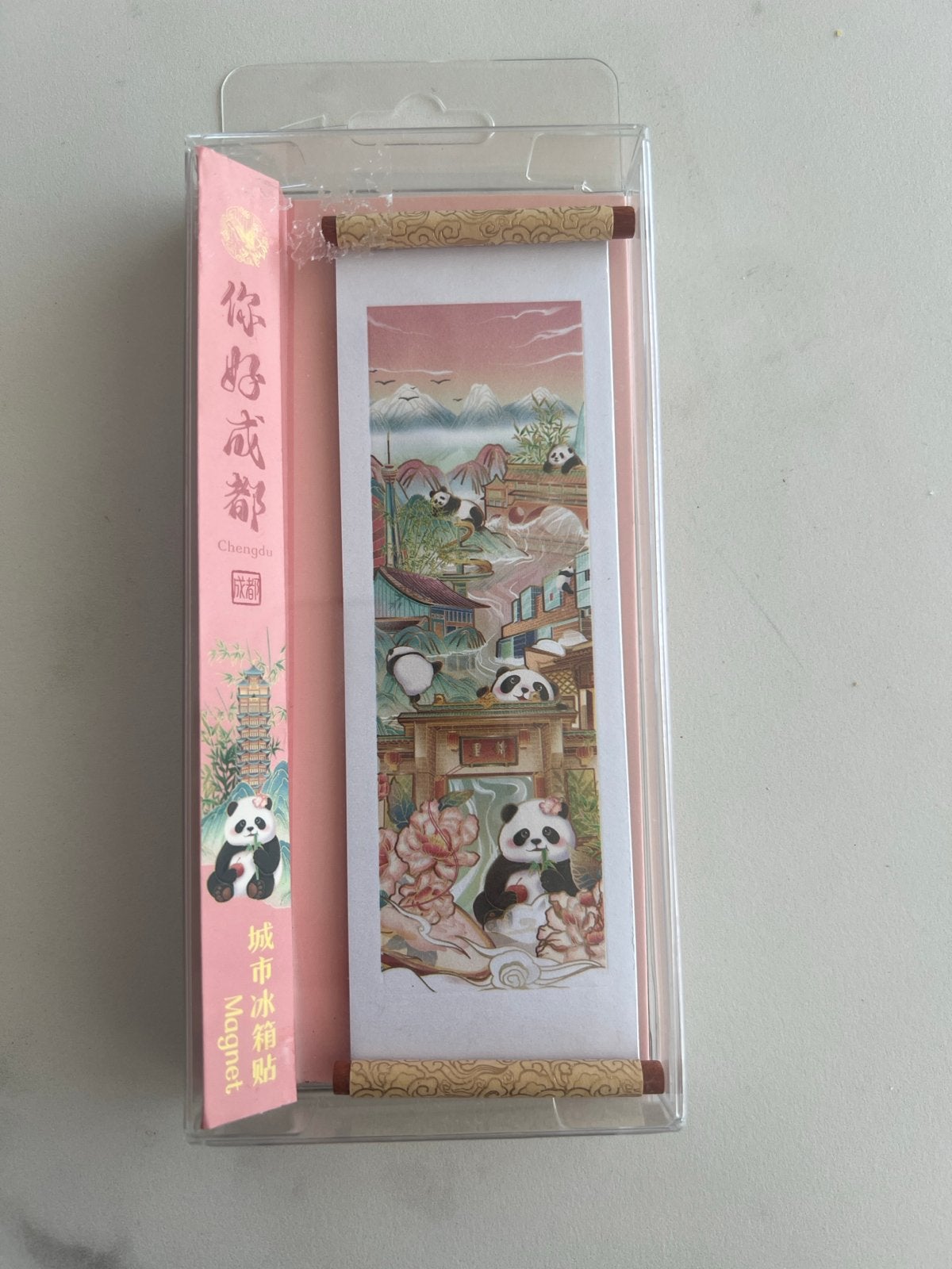 Magneet sticker Chengdu Panda - Nieuw in verpakking, Ophalen of Verzenden, Nieuw, Dier en Natuur