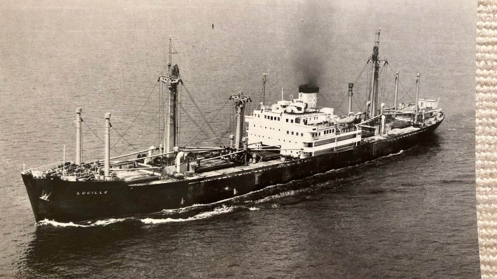 ex WONOSARI   1952  Rotterdamsche lloyd  als  LUCILLE, Verzamelen, Ophalen of Verzenden, Zo goed als nieuw, Kaart, Foto of Prent