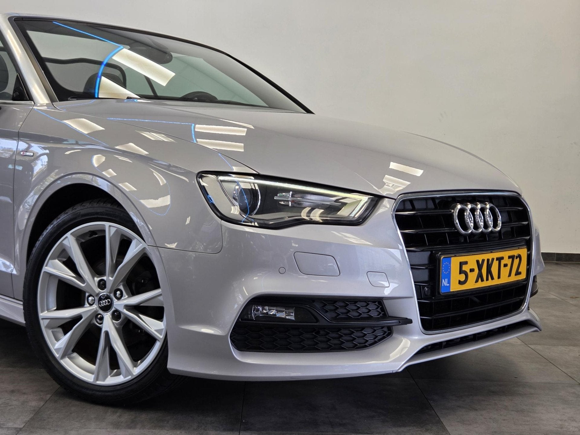 Audi A3 Cabriolet 1.4 TFSI CoD S Line Navi Leer Xenon 18'lmv, Auto's, 12 maanden, Gebruikt, 4 cilinders, Leder en Stof