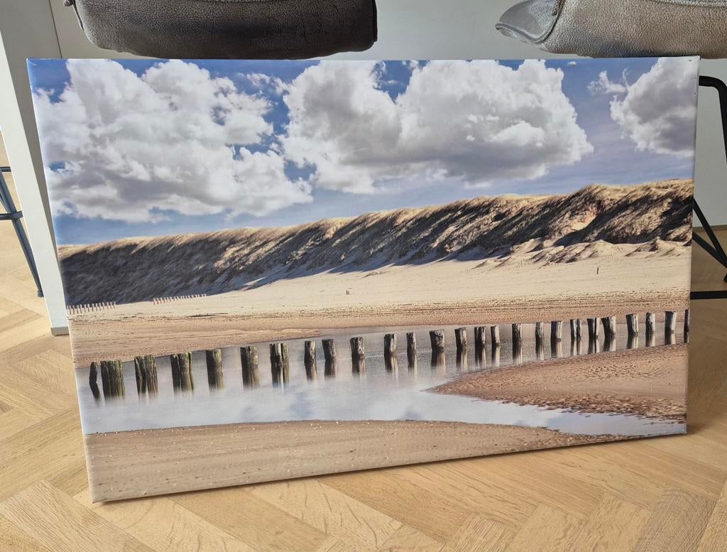 Lars van Goor canvas Zeeuwse kust/ Zeeland (60x90 cm), Ophalen of Verzenden