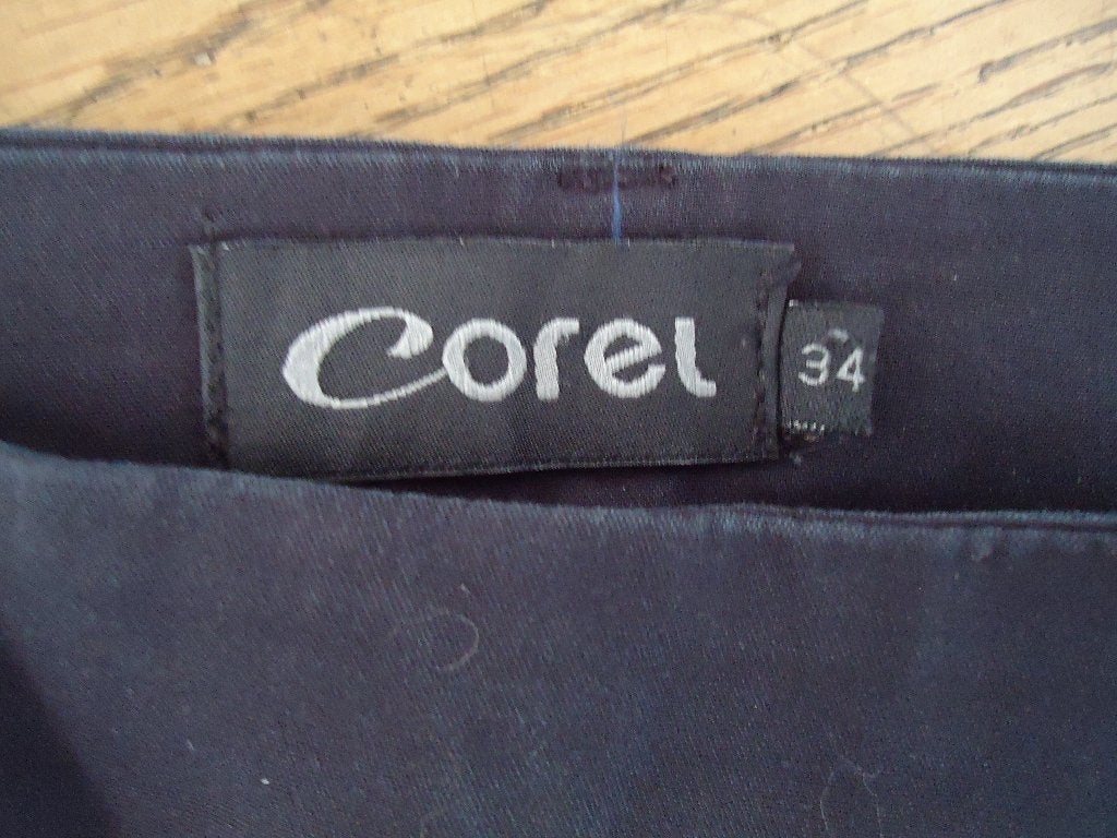 Zwarte Corel broek maat 34, Kleding | Dames, Corel, Zwart, Ophalen of Verzenden, Zo goed als nieuw