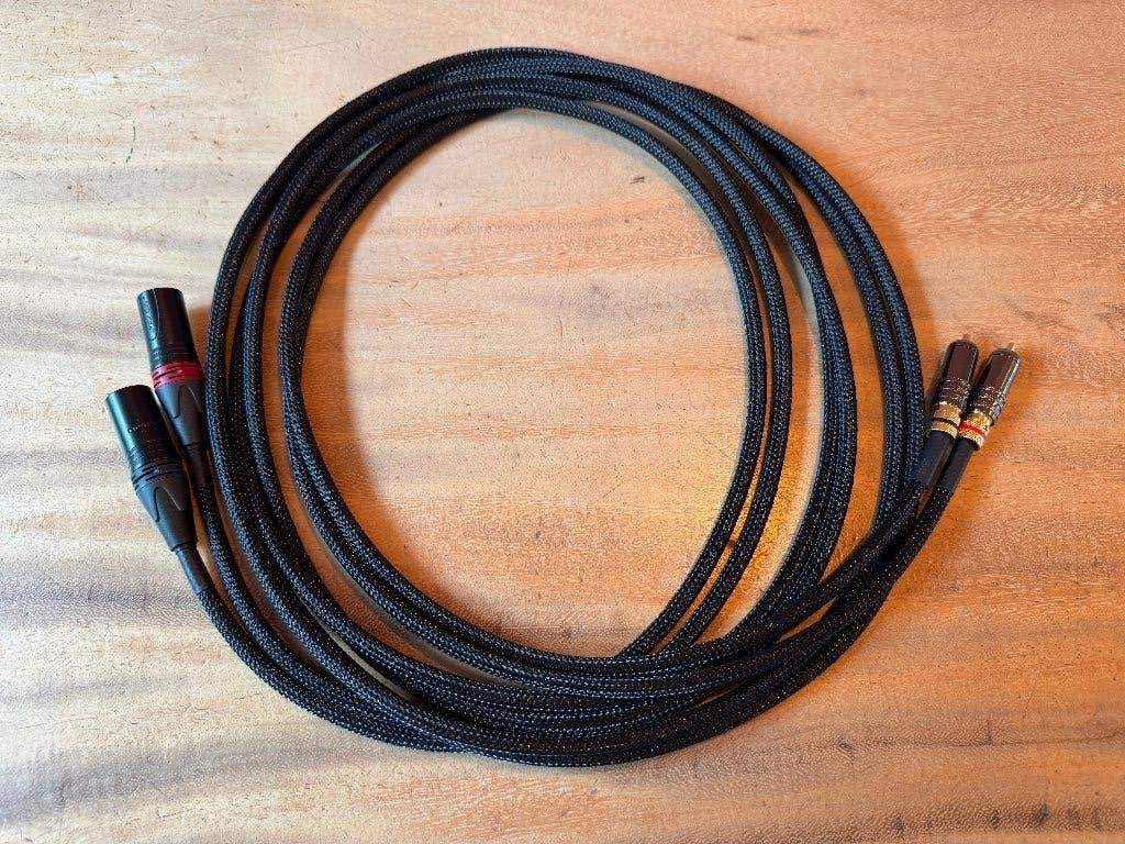 XLR naar RCA interlink 3 meter- JKE maatwerk audiokabel, Audio, Tv en Foto, Audiokabels en Televisiekabels, Ophalen of Verzenden