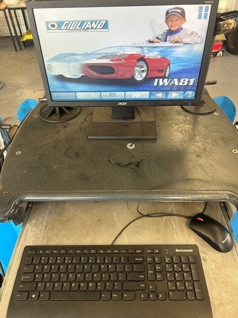 Uitlijnbank, balanceermachine en bandenmontage, Auto diversen, Ophalen, Gebruikt