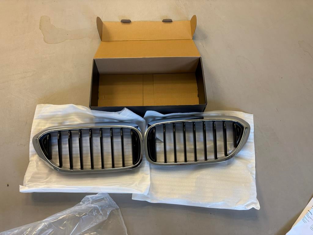 Originele BMW 5 Serie G30/G31 Nieren Grille, Gebruikt, Voor, Ophalen of Verzenden, Bumper