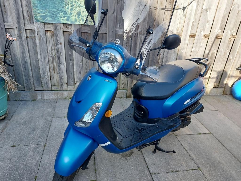 Sym fiddle 2 scooter blauw, Ophalen, Gebruikt, Benzine, Fiddle