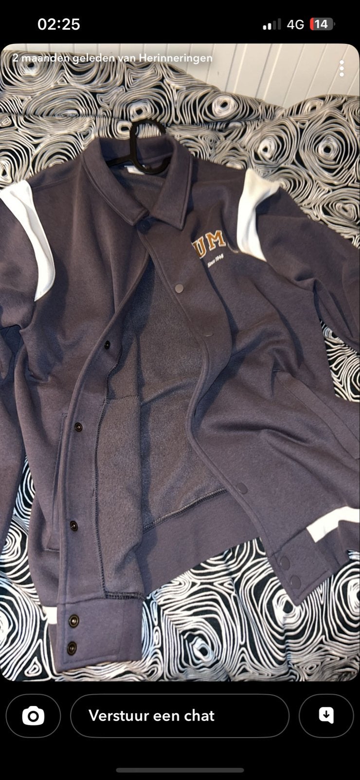 Puma Varsity Jacket Grijs Heren, Kleding | Heren, Ophalen of Verzenden, Zo goed als nieuw