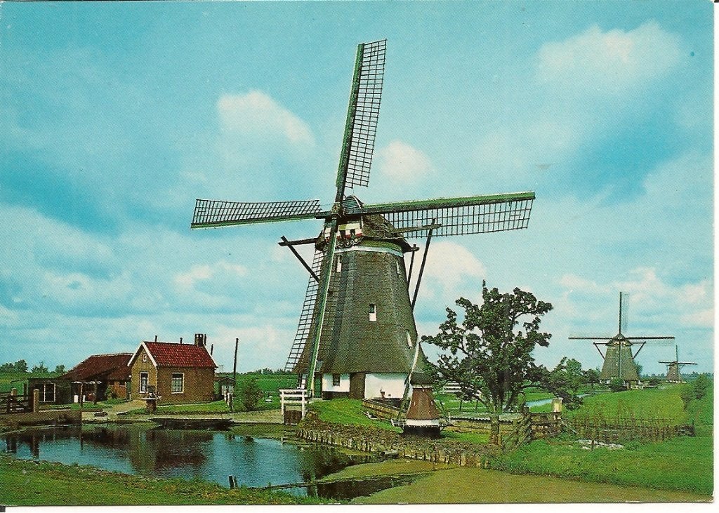 Ansichtkaart Molens Kinderdijk -, Ophalen of Verzenden, 1980 tot heden, Ongelopen, Zuid-Holland