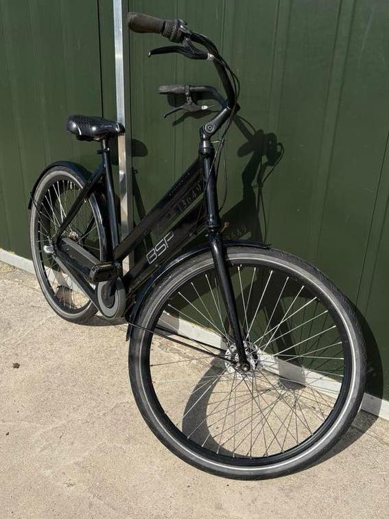 Damesfiets BSP Metropolis Zwart - Nette staat, Gebruikt, Versnellingen, 50 tot 53 cm, Trommelrem
