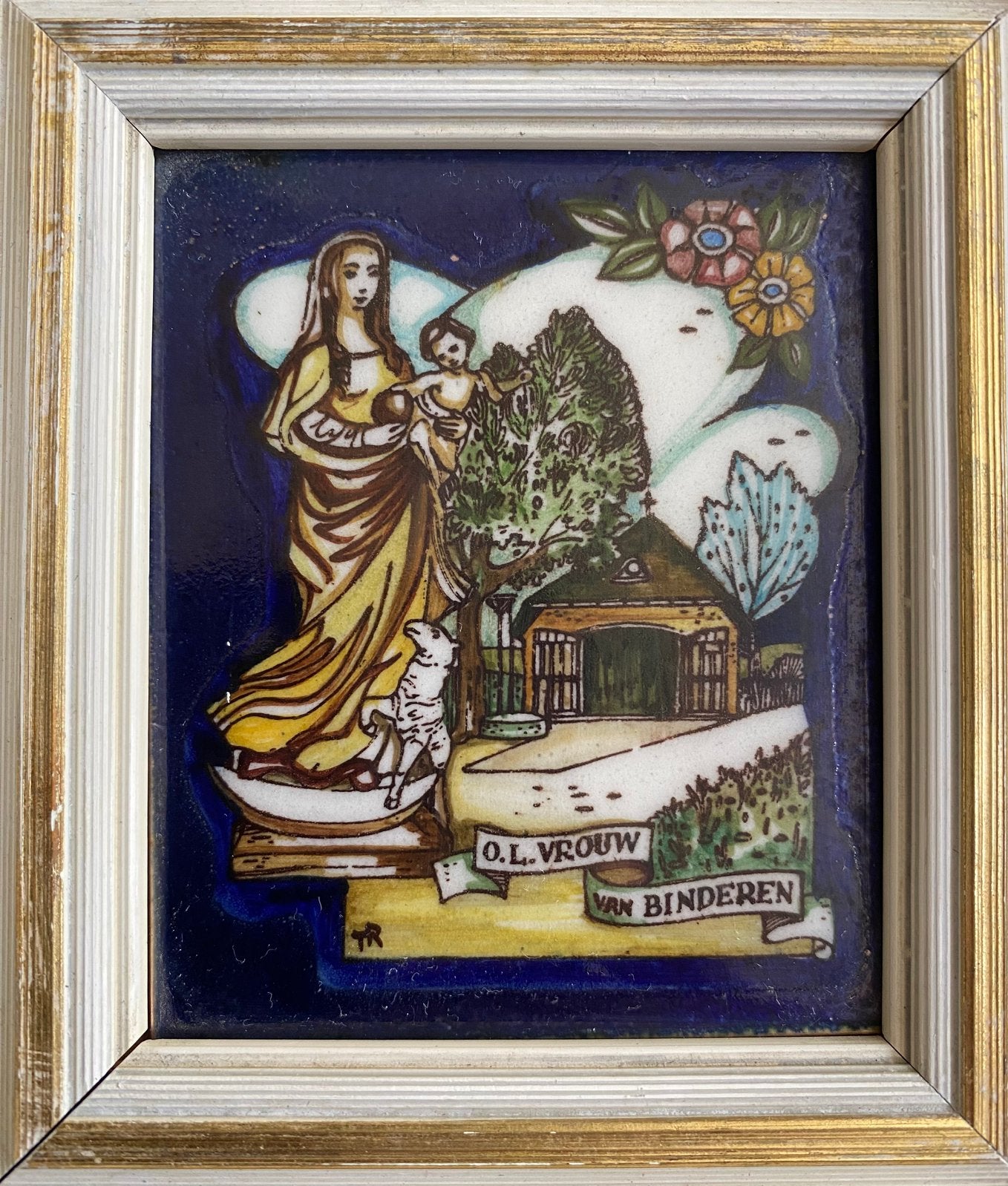 Emaille OLV van Binderen. Helmond, Ophalen of Verzenden