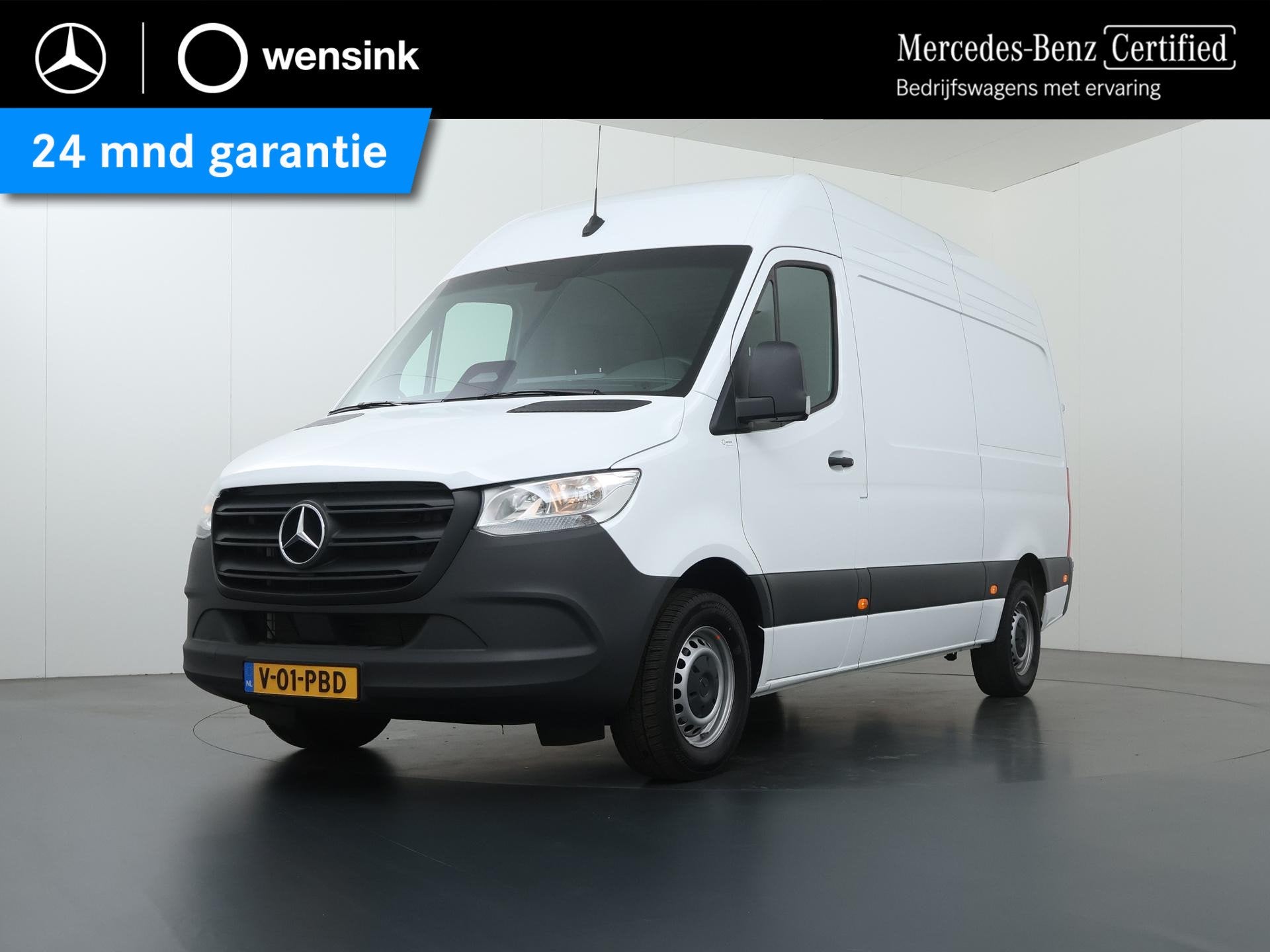 Mercedes-Benz Sprinter 317 CDI | AUT. | L2 H2 | Pro | 3-zits, Auto's, Automaat, Gebruikt, 4 cilinders, Wit