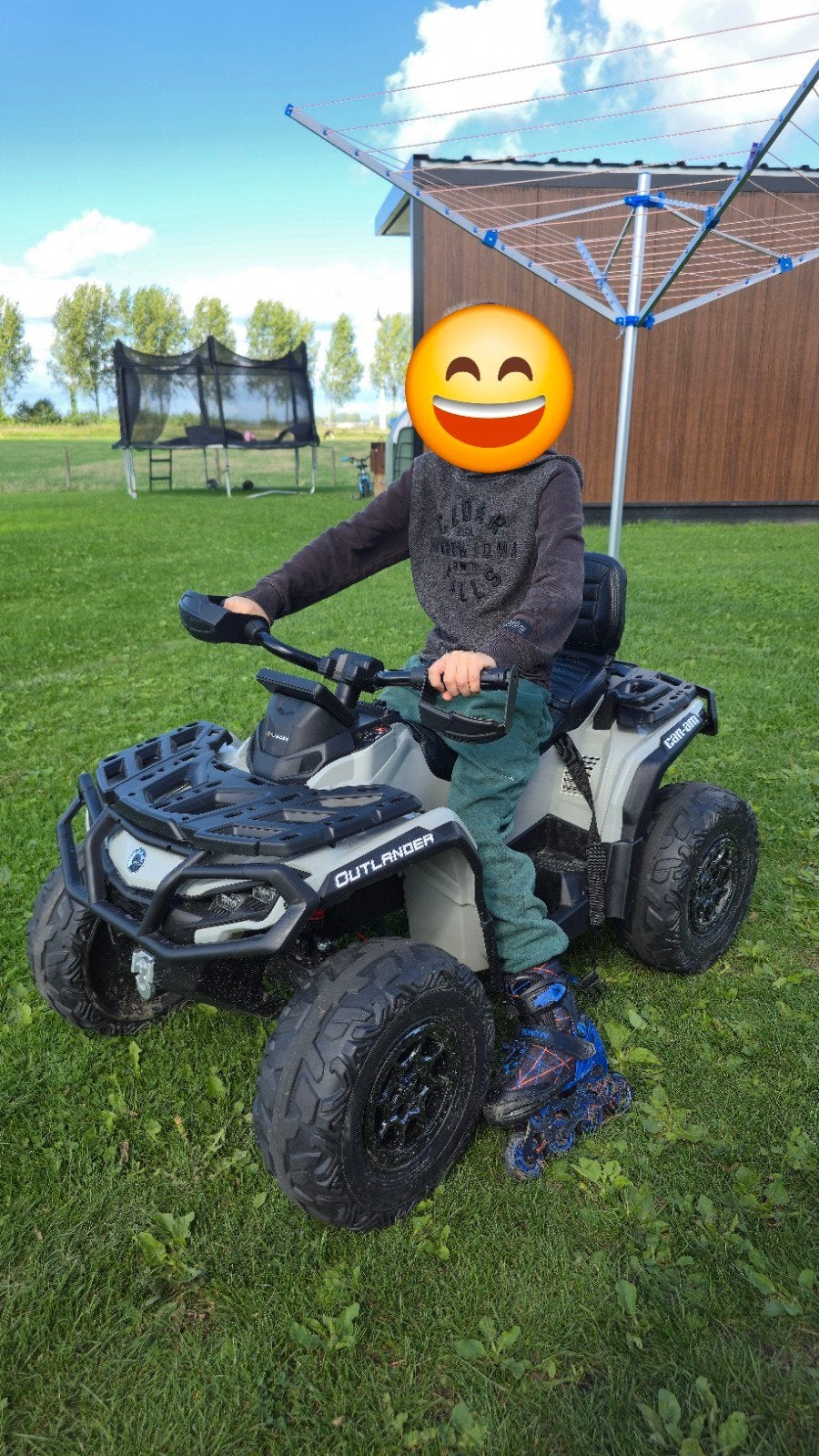 Tweepersoons Kinderquad - Can-Am Outlander Model, Gebruikt