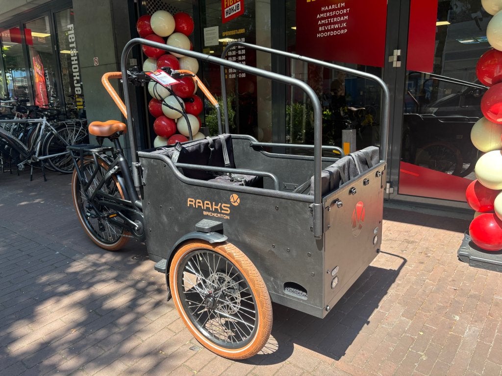 Fietshokje Raaks: Raaks Bremerton elektrische bakfiets nieuw, Fietsen en Brommers, Niet ingevuld, Nieuw, Ophalen of Verzenden